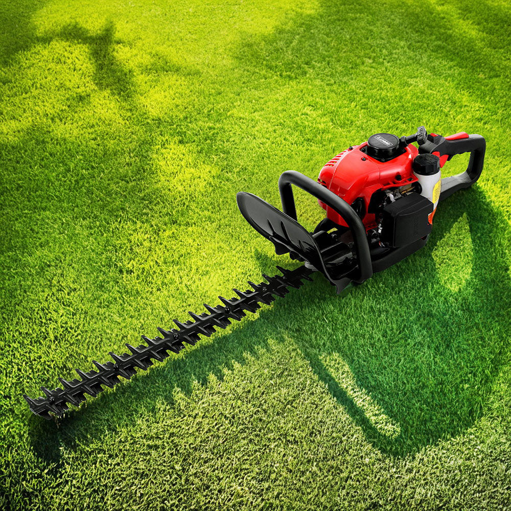 Giantz 25.4CC Petrol Hedge Trimmer 24 Dual Blade Tree Grass Garden Tool"