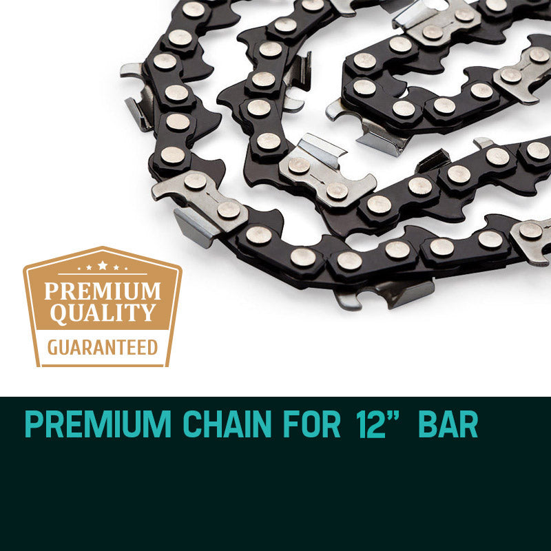 BAUMR-AG 12 Bar Replacement Spare Chainsaw Chain 3/8 .050 Gauge DL 44"