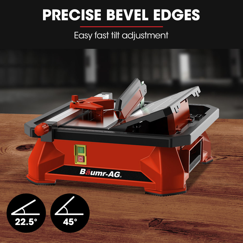 BAUMR-AG 650W Electric Tile Saw Cutter with 180mm (7) Blade"