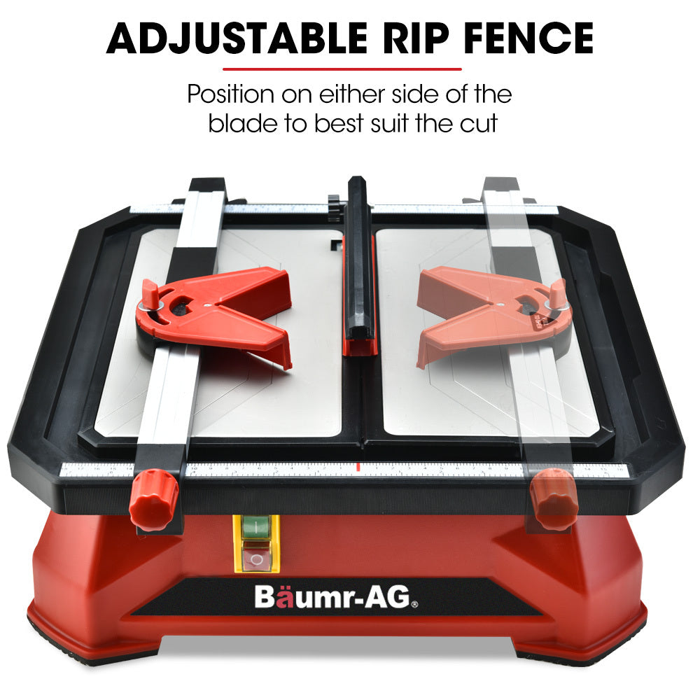 BAUMR-AG 650W Electric Tile Saw Cutter with 180mm (7) Blade"