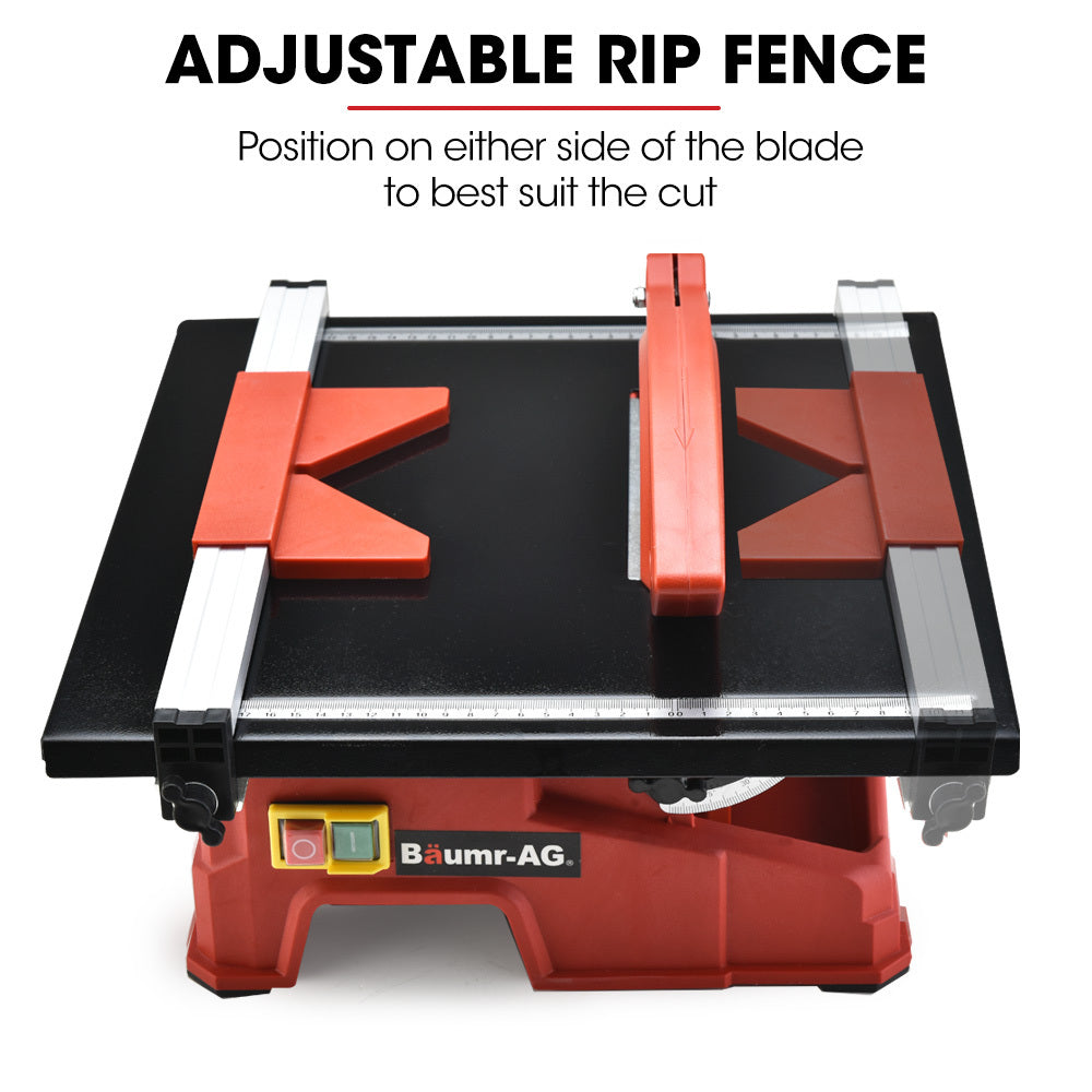 BAUMR-AG 600W Electric Tile Saw Cutter with 180mm (7) Blade"