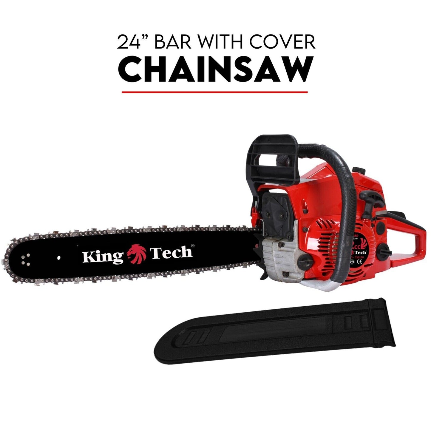 Commercial Petrol Chainsaw 24 Bar Chain Saw Tree Pruning Top Handle"