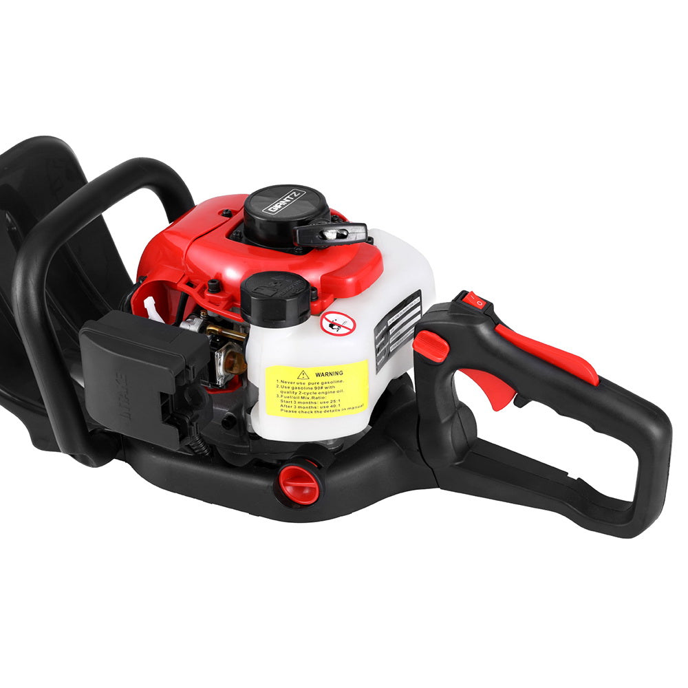 Giantz 25.4CC Petrol Hedge Trimmer 24 Dual Blade Tree Grass Garden Tool"