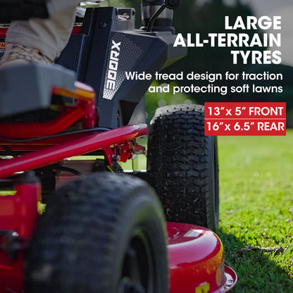 BAUMR-AG 30 Inch 48V Electric Ride On Lawn Mower Brushless Lawnmower 30 - 300RX"