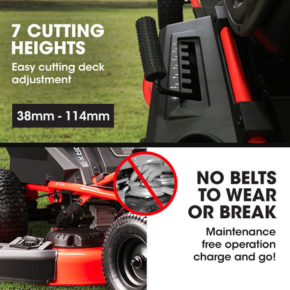 BAUMR-AG 30 Inch 48V Electric Ride On Lawn Mower Brushless Lawnmower 30 - 300RX"