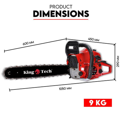 Commercial Petrol Chainsaw 24 Bar Chain Saw Tree Pruning Top Handle"